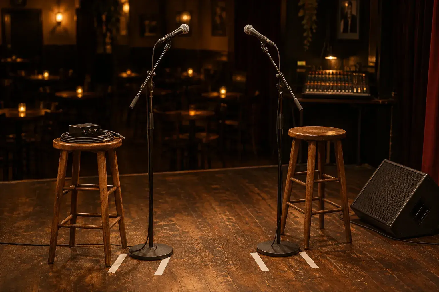 Open Mic Host Stage Plot: One Setup for Every Performer illustration