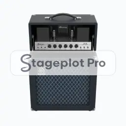 Gtr Stack stage plot icon Gtr Stack icon for a professional stage plot