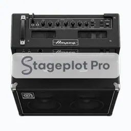 Bass Amp Ampeg stage plot icon