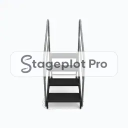 Stairs 4-Step stage plot icon