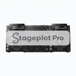 CDJ Rig stage plot icon CDJ Rig icon for a professional stage plot
