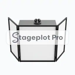 DJ Booth stage plot icon