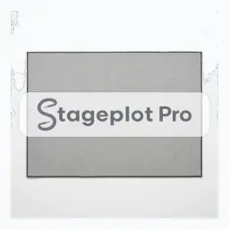 Drum Carpet Mat stage plot icon Drum Carpet Mat icon for a professional stage plot