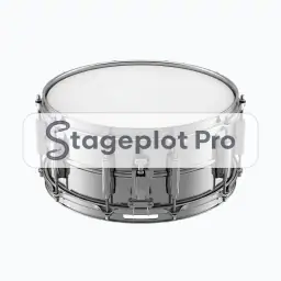 Snare Drum stage plot icon Snare Drum icon for a professional stage plot