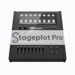 Drum Module stage plot icon Drum Module icon for a professional stage plot