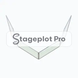 Drum Shield Wide stage plot icon Drum Shield Wide icon for a professional stage plot