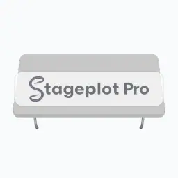 6ft Folding Table stage plot icon 6ft Folding Table icon for a professional stage plot