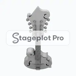 Mandolin stage plot icon