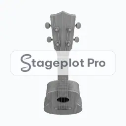 Ukulele stage plot icon Ukulele icon for a professional stage plot