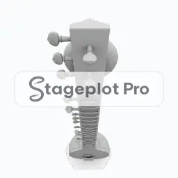 Sitar stage plot icon Sitar icon for a professional stage plot
