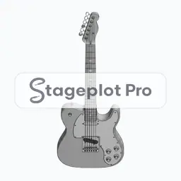 Electric Gtr stage plot icon