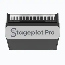 Upright Piano stage plot icon Upright Piano icon for a professional stage plot