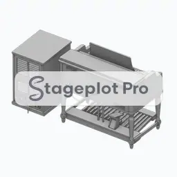 Hammond & Leslie 2 stage plot icon