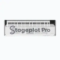 Keys Stereo stage plot icon