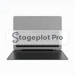 Laptop stage plot icon