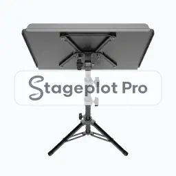 Music Stand stage plot icon
