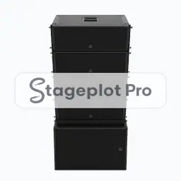 Line Array stage plot icon Line Array icon for a professional stage plot