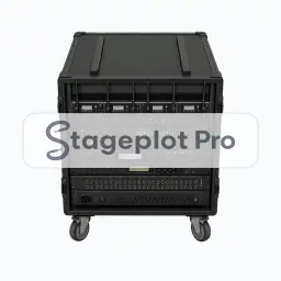 Outboard Rack stage plot icon Outboard Rack icon for a professional stage plot