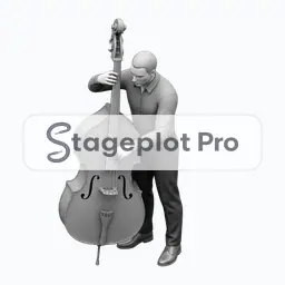 Upright Bass 2 stage plot icon