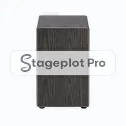 Cajon stage plot icon Cajon icon for a professional stage plot