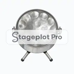 Steelpan stage plot icon Steelpan icon for a professional stage plot