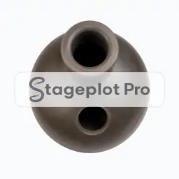 Udu Pot Drum stage plot icon Udu Pot Drum icon for a professional stage plot
