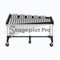 Vibraphone stage plot icon Vibraphone icon for a professional stage plot