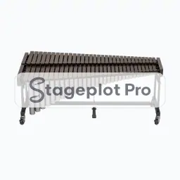 Concert Marimba stage plot icon Concert Marimba icon for a professional stage plot