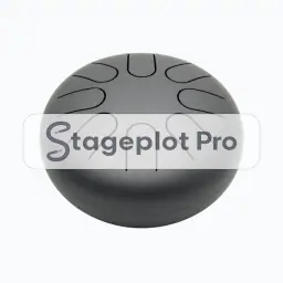 Steel Tongue Drum stage plot icon Steel Tongue Drum icon for a professional stage plot