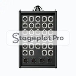 Stagebox 32ch stage plot icon