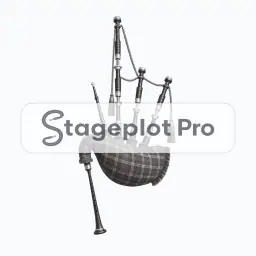 Highland Bagpipes stage plot icon