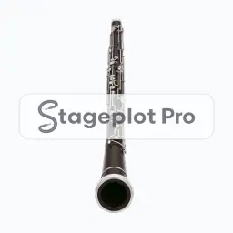Bassoon Front stage plot icon Bassoon Front icon for a professional stage plot