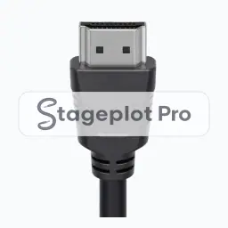 HDMI stage plot icon