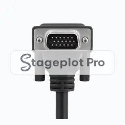 VGA stage plot icon VGA icon for a professional stage plot