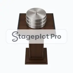 Communion Stand stage plot icon Communion Stand icon for a professional stage plot