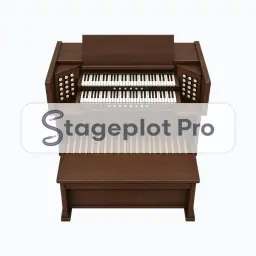 Pipe Organ Console stage plot icon