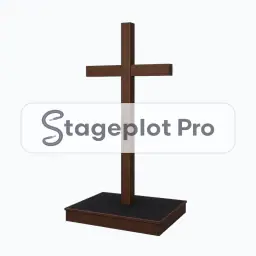 Standing Cross stage plot icon